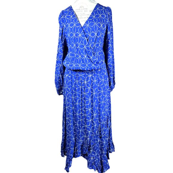 Tracy Reese for Anthropologie Dresses & Skirts - Anthropologie Dress Women Large Aleah Stars Plenty Tracy Reese Faux Wrap Ruffles